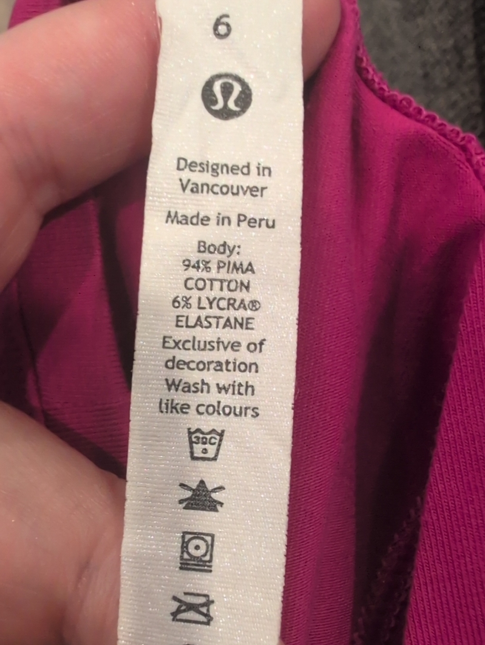 RARE Lululemon LA Keyhole Reversible Long Sleeve Ripened Raspberry - Picture 4 of 7